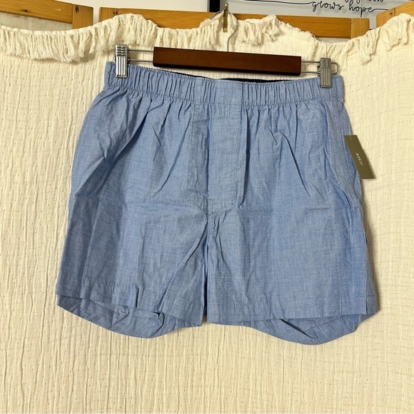 J. Crew patterned boxers for men in blue M Medium - Picture 2 of 4